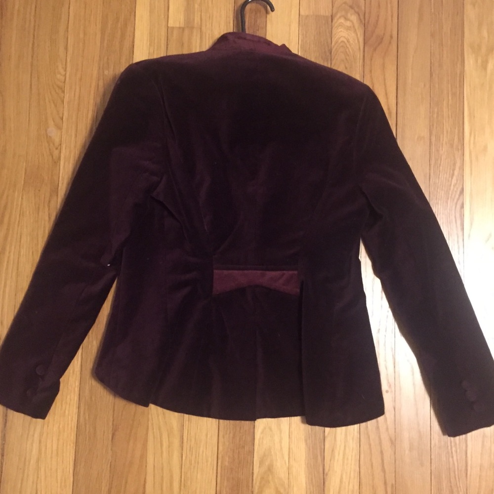 Anthropologie Ainsley Tailored Velvet Blazer XS - Picture 7 of 8